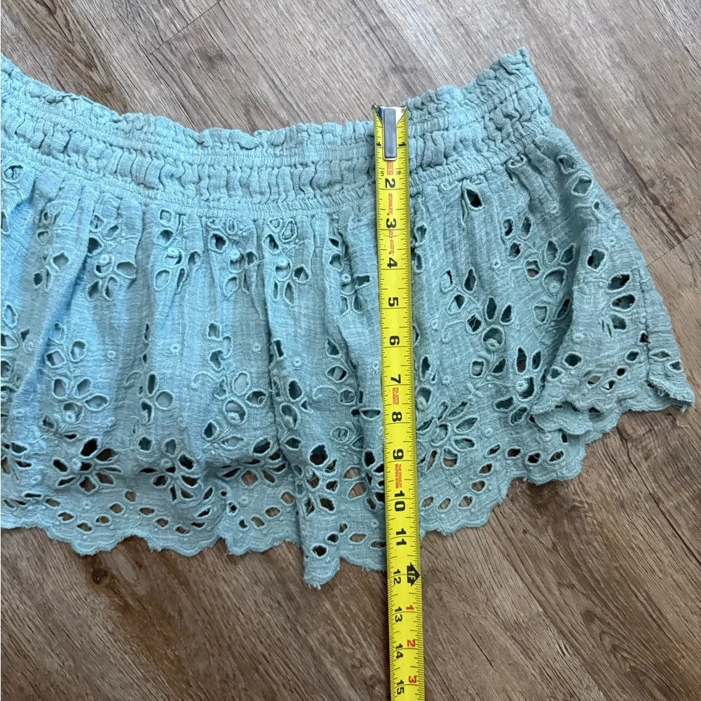 Free People One • Perla Eyelet Lace Crop Top